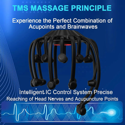 RelaxHead™ – Langaton päänhieroja Bluetoothilla 
