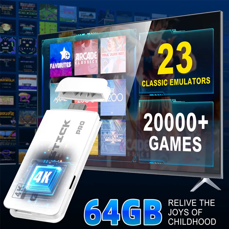 GameStick – Handhållen 4K Spelkonsol