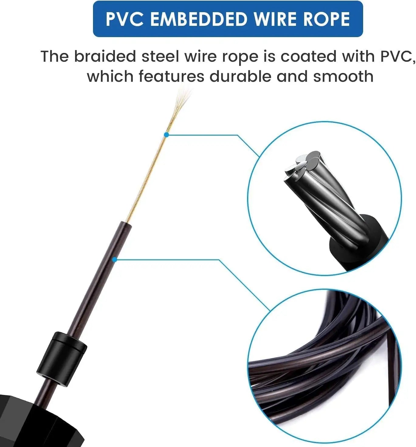 Hopprep speed rope – justerbart hopprep med kullager för träning