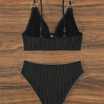 Bikini – push-up brasiliansk bikini med hög midja