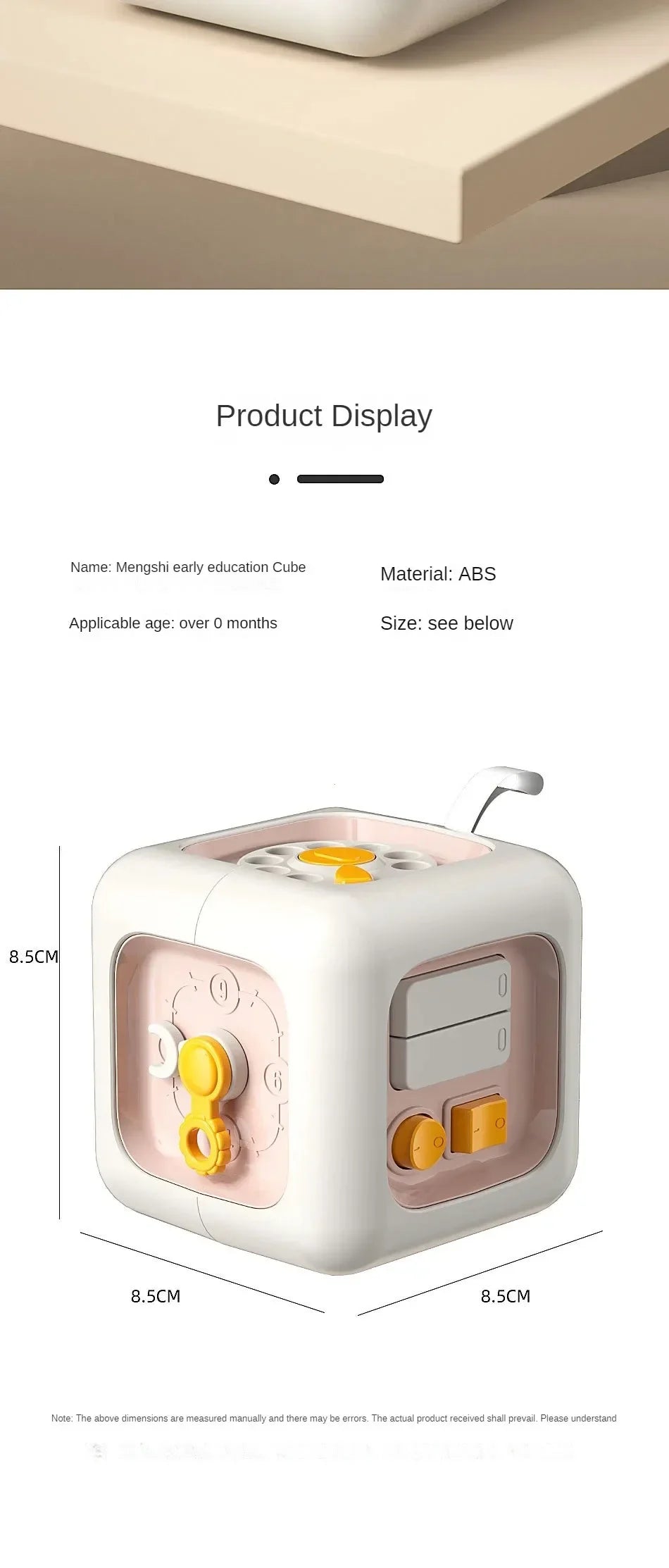 Montessori Leksak – Sensorisk aktivitetsleksak för barn 1–6 år