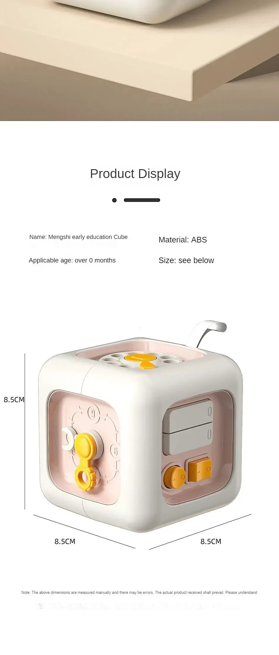 Montessori Leksak – Sensorisk aktivitetsleksak för barn 1–6 år