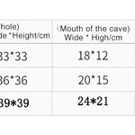 Katthus grotta – vinterbädd för katt & liten hund, mysig sovkorg inomhus