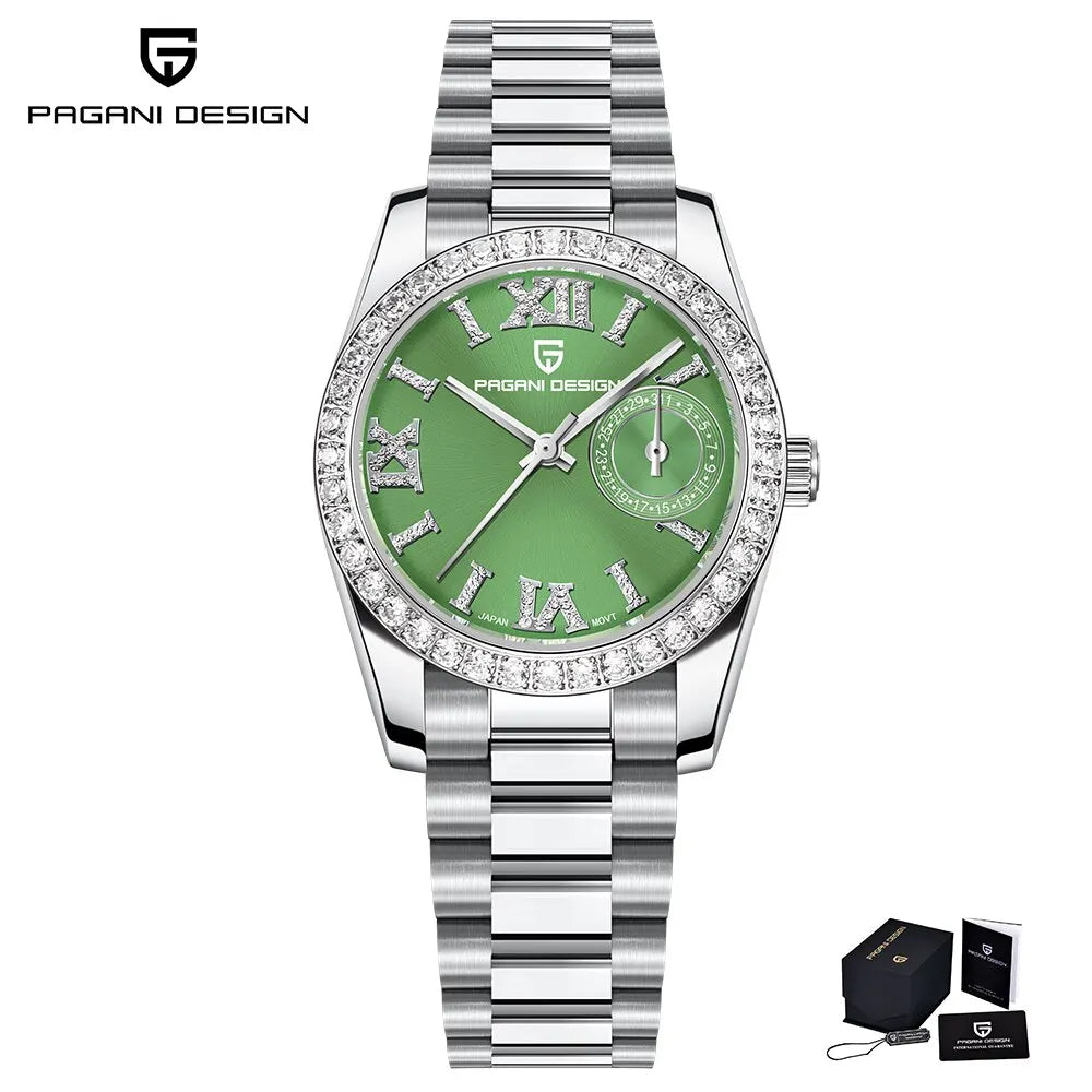 Klocka Lovisa (elegant damklocka 32 mm med safirglas & vattenskydd)