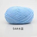 Mjölk-bomullsgarn 40–50 g – 4-trådigt garn för virkning & stickning