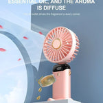 Hopfällbar Mini-Fläkt med Halsrem & Ställ – 3000mAh