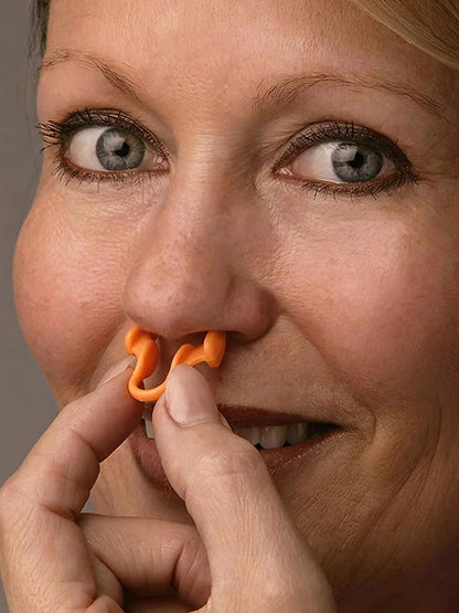 Näsclips mot snarkning – 2 st silikon näsclip för bättre sömn & andning