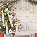 LED stearinljus med timer & fjärrkontroll – fladdrande låga