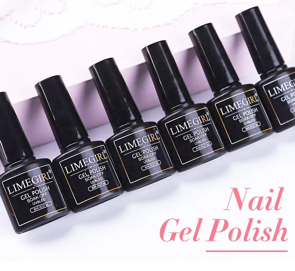 Nagelkit med UV-lampa – Gel Polish set med borr & verktyg för manikyr