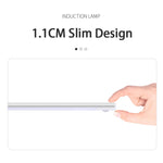 LED skåpbelysning – rörelsesensor nattlampa USB laddbar