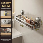 Kylpyhuoneen kulmahylly imukupilla – ilman porausta