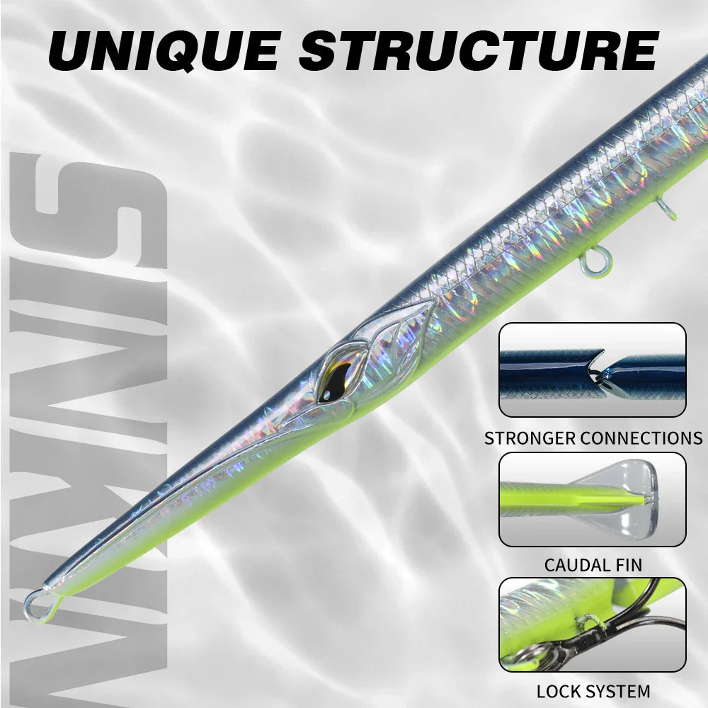 Fiskedrag – Hunthouse 255 jointed swimbait havsöring & seabass