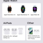 3-i-1 Trådlös Laddstation – Magsafe-Laddare för iPhone, Android, Apple Watch & AirPods