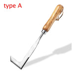 L-formad ogräsrensare – manuellt handverktyg för sprickor & trädgårdsbäddar