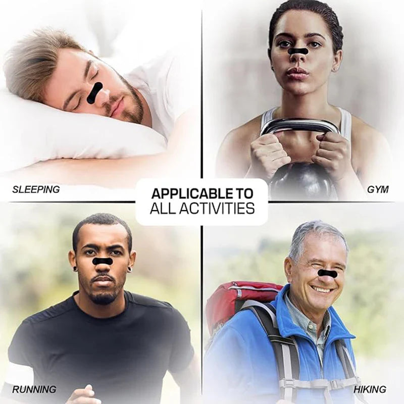 Nässtrips mot snarkning – 30/60/90/150 st andningsplåster för bättre sömn