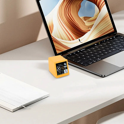 Smart väderstation med WiFi – temperatur, luftfuktighet & klocka