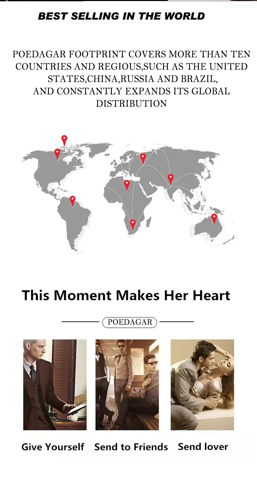 Klocka Karolina (damklocka i stål med kalender & vattenskydd)