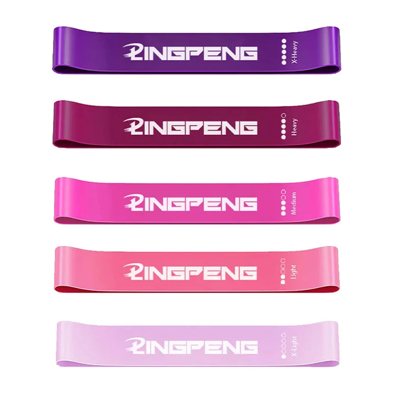 Gummiband träning – motståndsband för styrka, yoga & crossfit