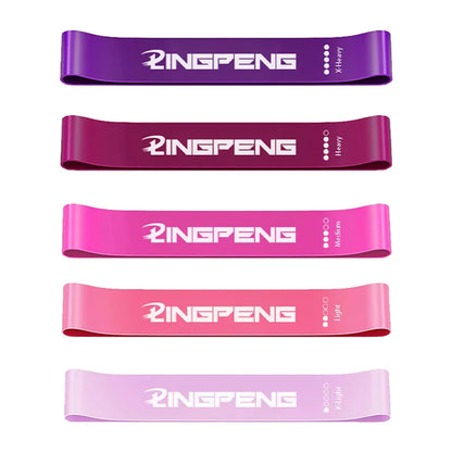 Gummiband träning – motståndsband för styrka, yoga & crossfit