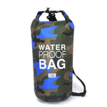 Vattentät drybag 2–30 L – kamouflage väska för paddling & friluftsliv