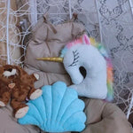 Mjuk plyschtyg 40×25 cm – flanelltyg för sömnad & leksaker