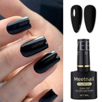 Nagellack gel set – 2x8ml svart & vitt UV/LED soak-off lack