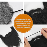 Falskt skägg maskerad – party- & halloween-skägg i flera färger