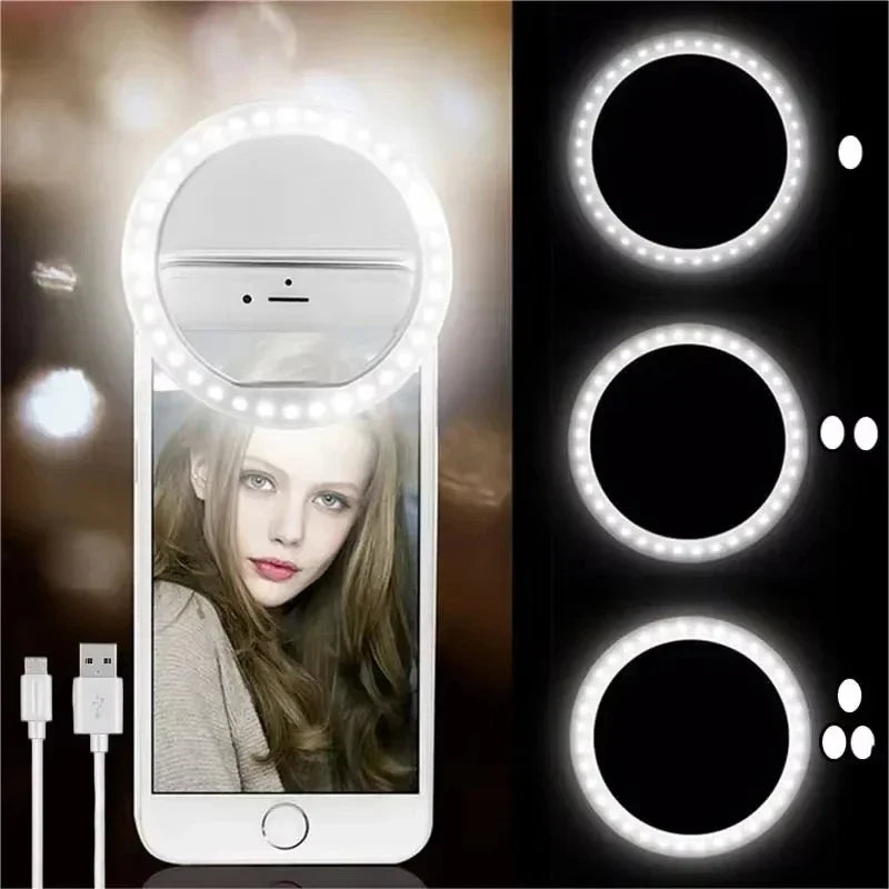 GlowRing™ – LED Selfie-lampa för Mobil