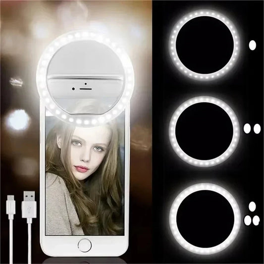 GlowRing™ – LED Selfie-lampa för Mobil