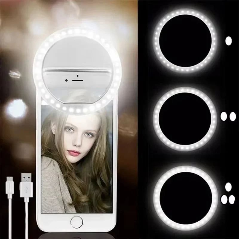 GlowRing™ – LED Selfie-lampa för Mobil