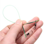 Stålvajer tafsar – starka fiskelinor med snap-lås