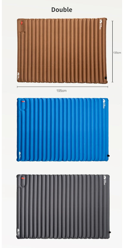 Campingluftmadrass 9cm med Pump