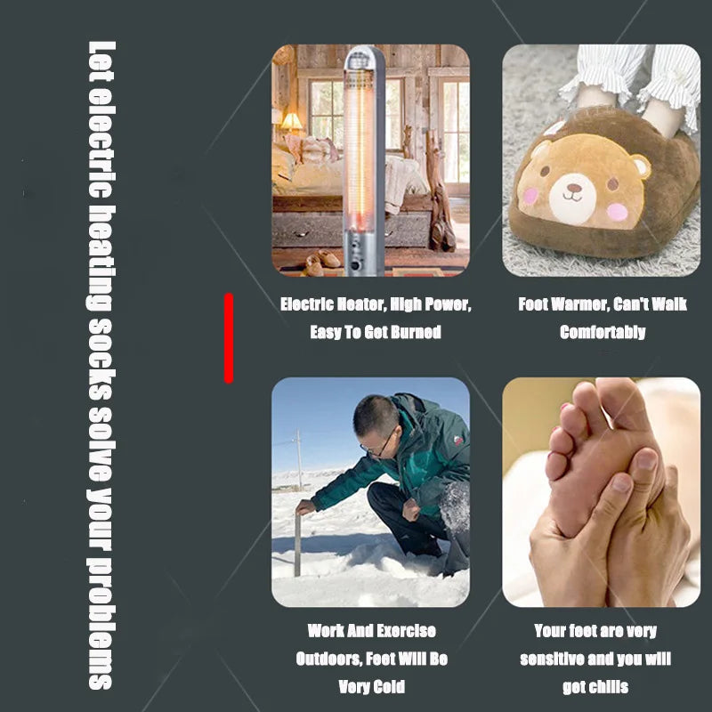 Uppladdningsbara Värmestrumpor – Vinterkomfort