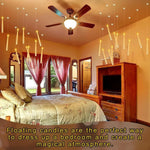 LED svävande ljus med trollstav – flytande ljus för dekoration (12/10 st)