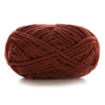 Fløyelsgarn 50 g – tykt, mykt garn til luer og skjerf