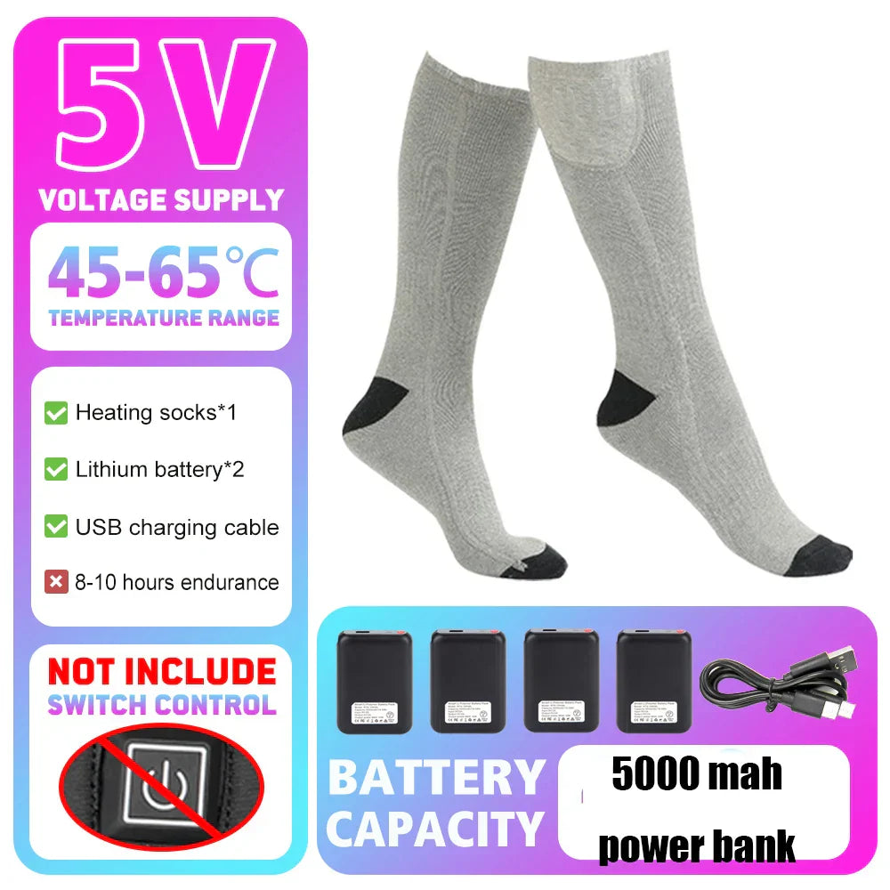 Uppladdningsbara Värmestrumpor – Vinterkomfort