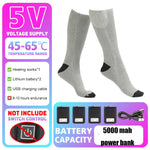 Uppladdningsbara Värmestrumpor – Vinterkomfort