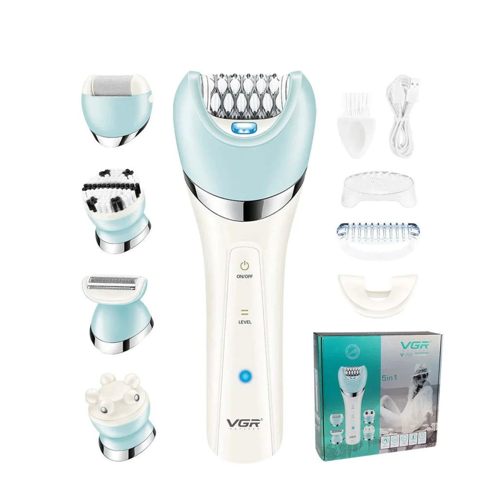 5-i-1 elektrisk hårfjerner for kvinner