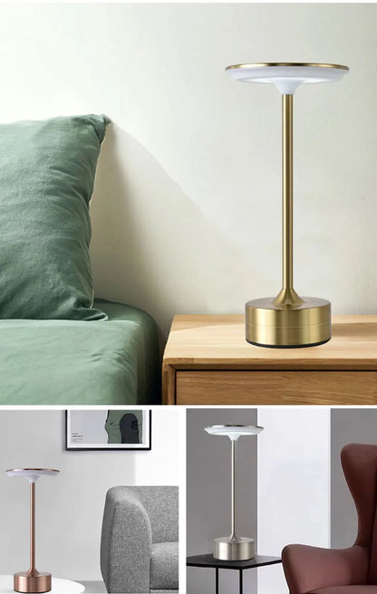 NattLjus™ – Bärbar LED Bordslampa med Touch & USB-Laddning