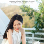 Hopfällbar Mini-Fläkt med Halsrem & Ställ – 3000mAh