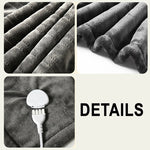 Smart Elektrisk Filt – Flanell och Lammskinn