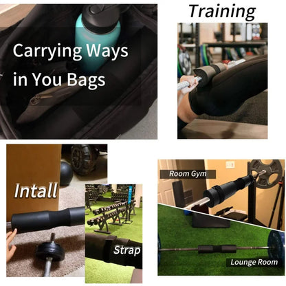 Skivstångsskydd gym – tjock vaddering för knäböj & styrketräning