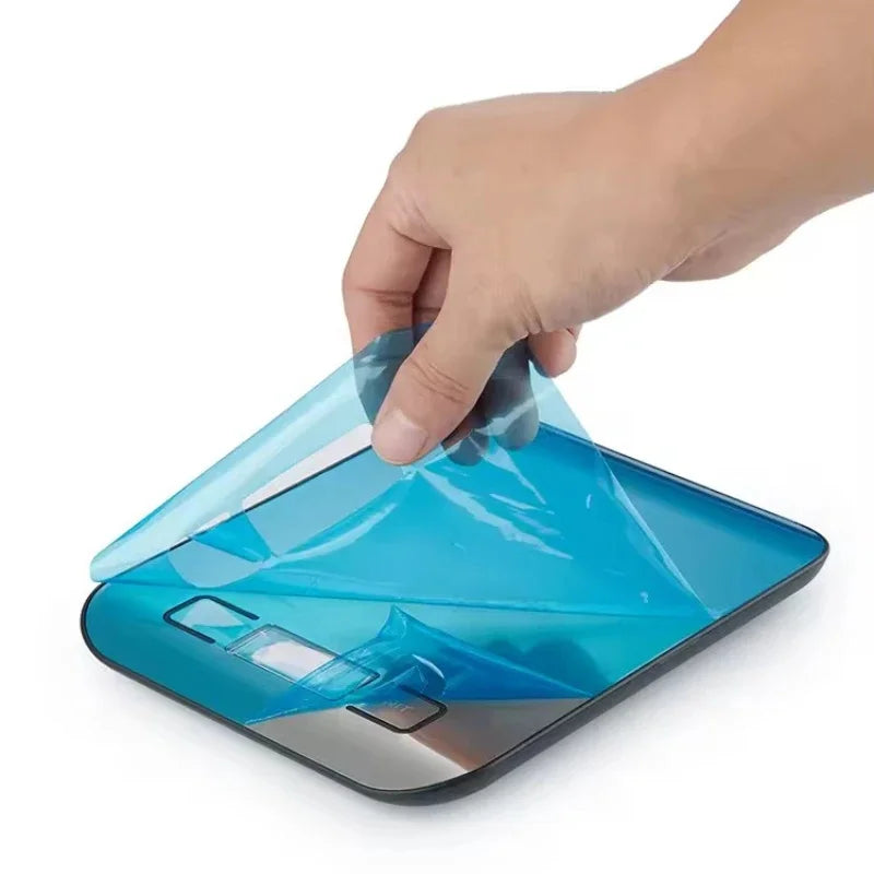 Digital köksvåg – 5 kg/1 g rostfri hushållsvåg med LED-display