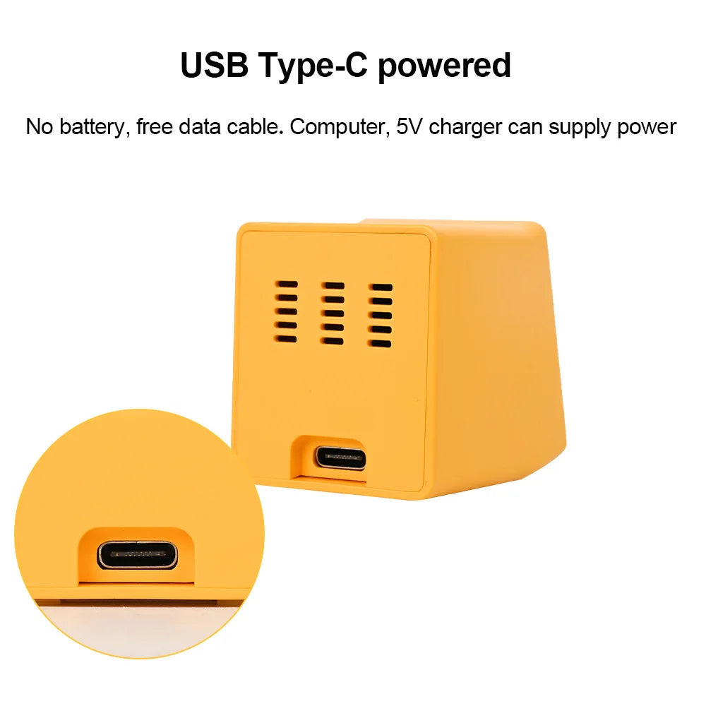 Smart väderstation med WiFi – temperatur, luftfuktighet & klocka