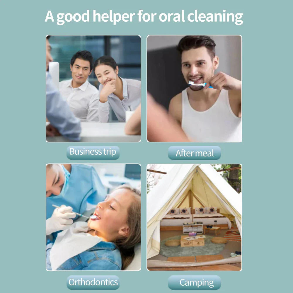 MiniTravelToothbrush™ – Kokoontaitettava hammasharja läpinäkyvässä muodossa