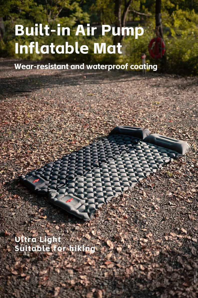 Uppblåsbar Campingmatta med Kuddfunktion