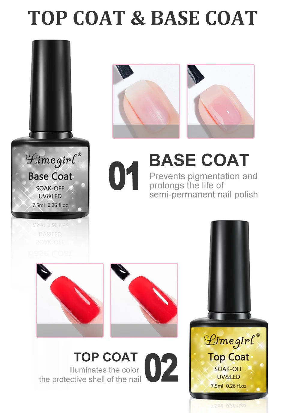 Nagelkit med UV-lampa – Gel Polish set med borr & verktyg för manikyr