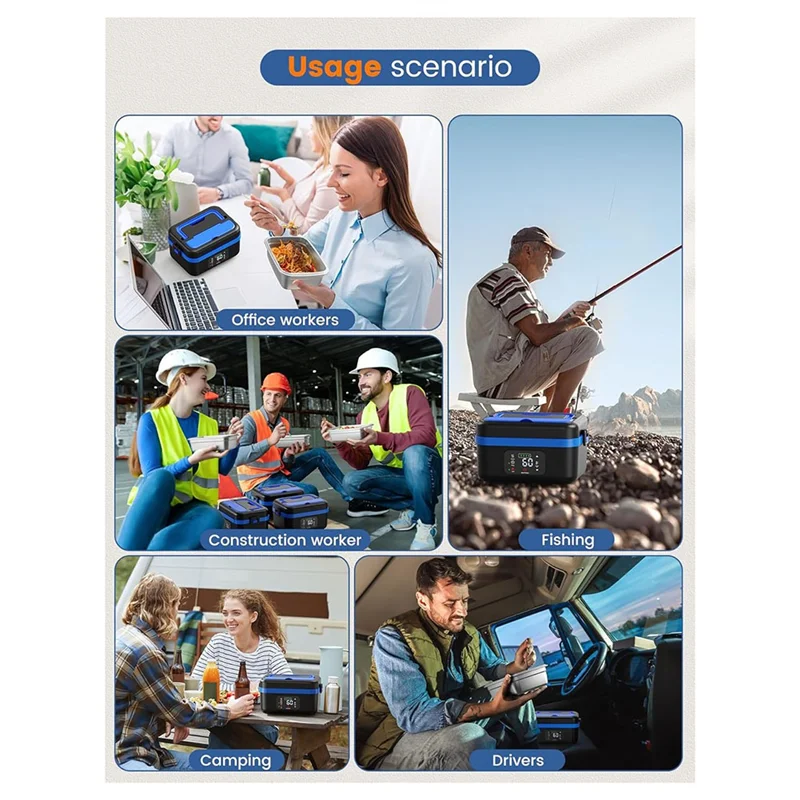 Elektrisk lunchlåda – värmelåda för resor & kontor