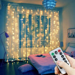 LjusGardinen™ USB-lyslenke med gardindekorasjon 