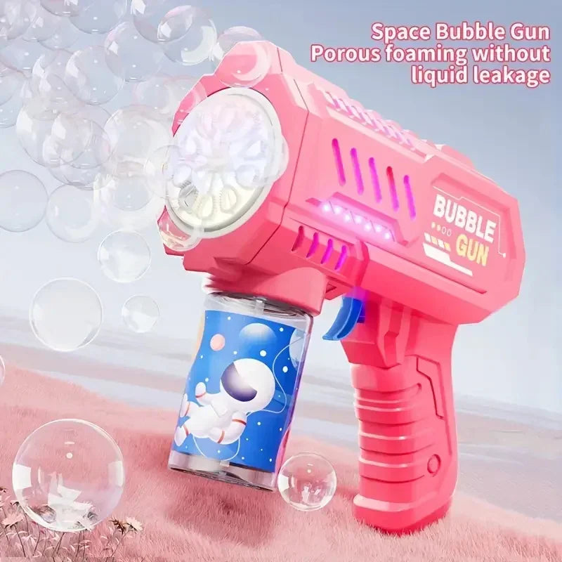 Elektrisk Bubbelpistol – 10 Hål & Automatiska Bubblor